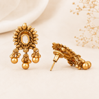 Stunning kundan antique gold cute earring