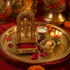 Amazing antique gold lord ram lalla sindoor box I Temple Jewellery