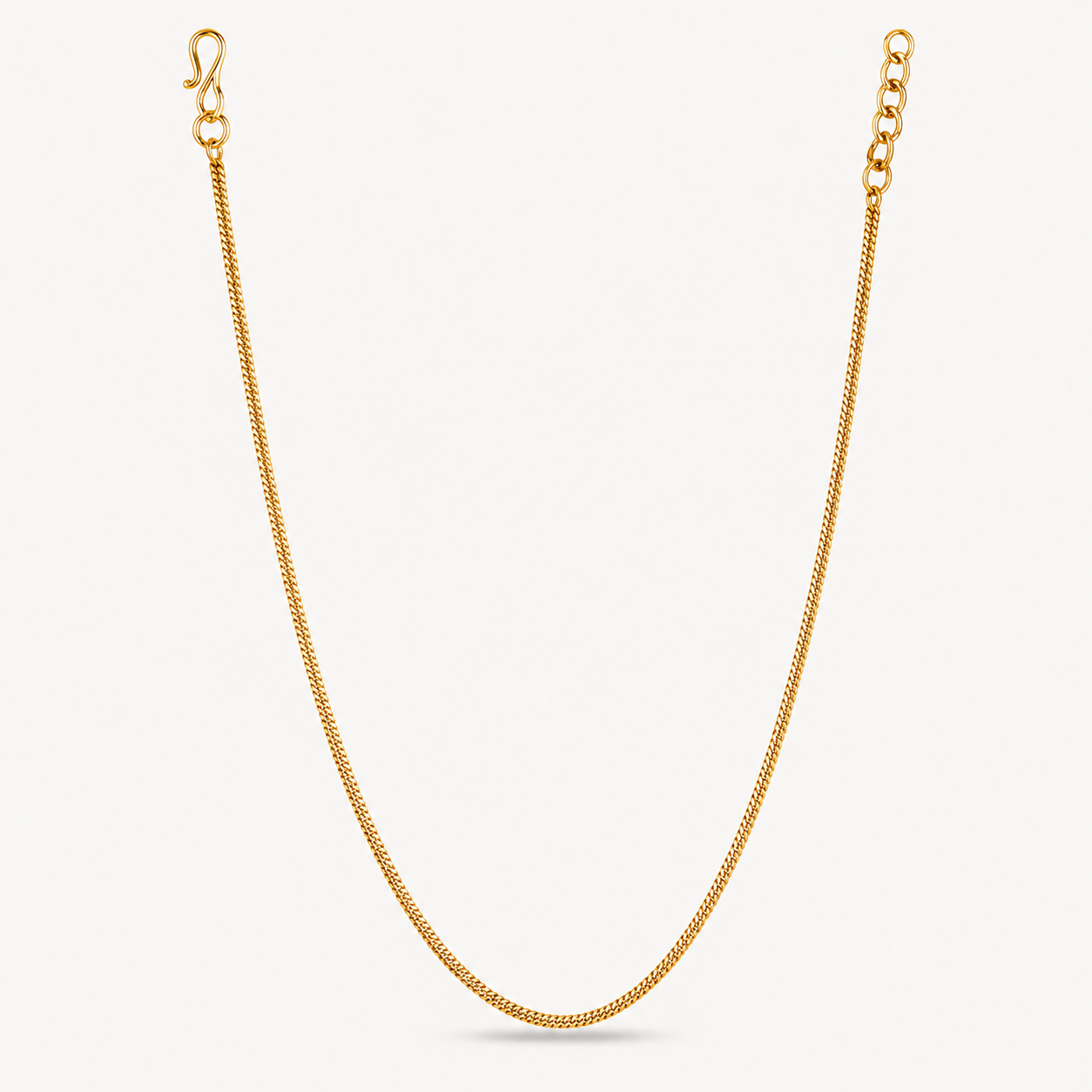 Elegant snake gold plated chain