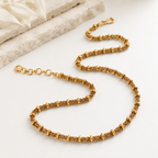 Stunning gold plated gold chain