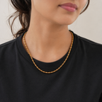 Stunning gold plated gold chain