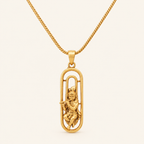 Beautiful antique gold krishna Pendant