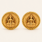 Stunning antique gold maa lakshmi mangalstura set