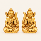 Traditional antique gold ram sita infinity mangalstura set