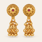 Beautiful antique gold layer necklace set
