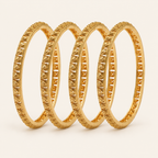 Stunning antique gold bangle set ( set of 4 )