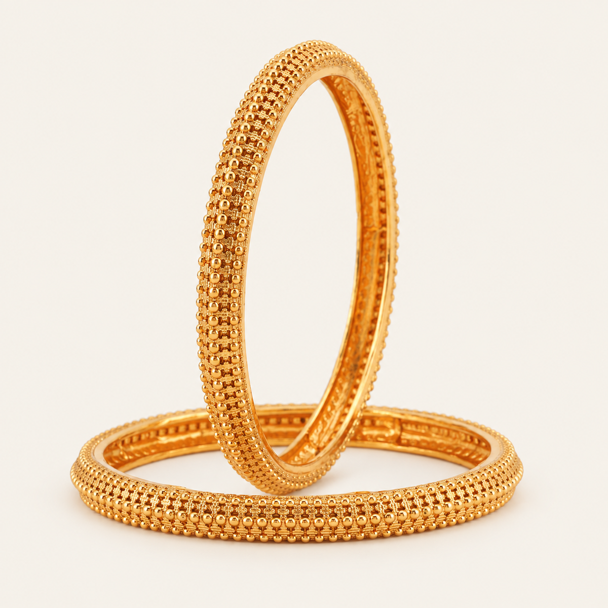 Gold Plated Bangle Set