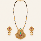 Antique Gold Ball Drop Mangalsutra Set