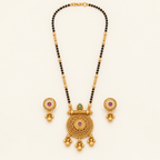 Antique Gold Stone Mangalsutra Set