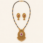 Antique Gold Mangalsutra Set