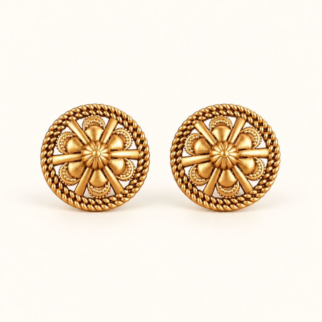 Gold Plated Stud Earring