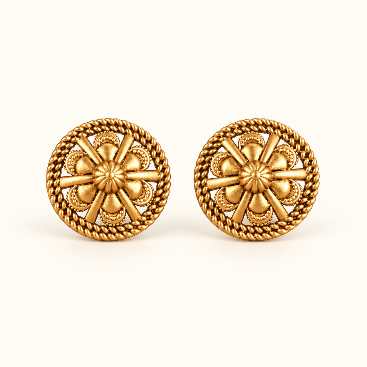 Gold Plated Stud Earring