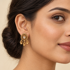 Antique Gold Kundan Earring