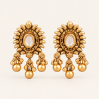 Antique Gold Kundan Earring