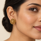 Gold Plated Plain Stud