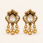 Cute elegant kundan antique earring for women