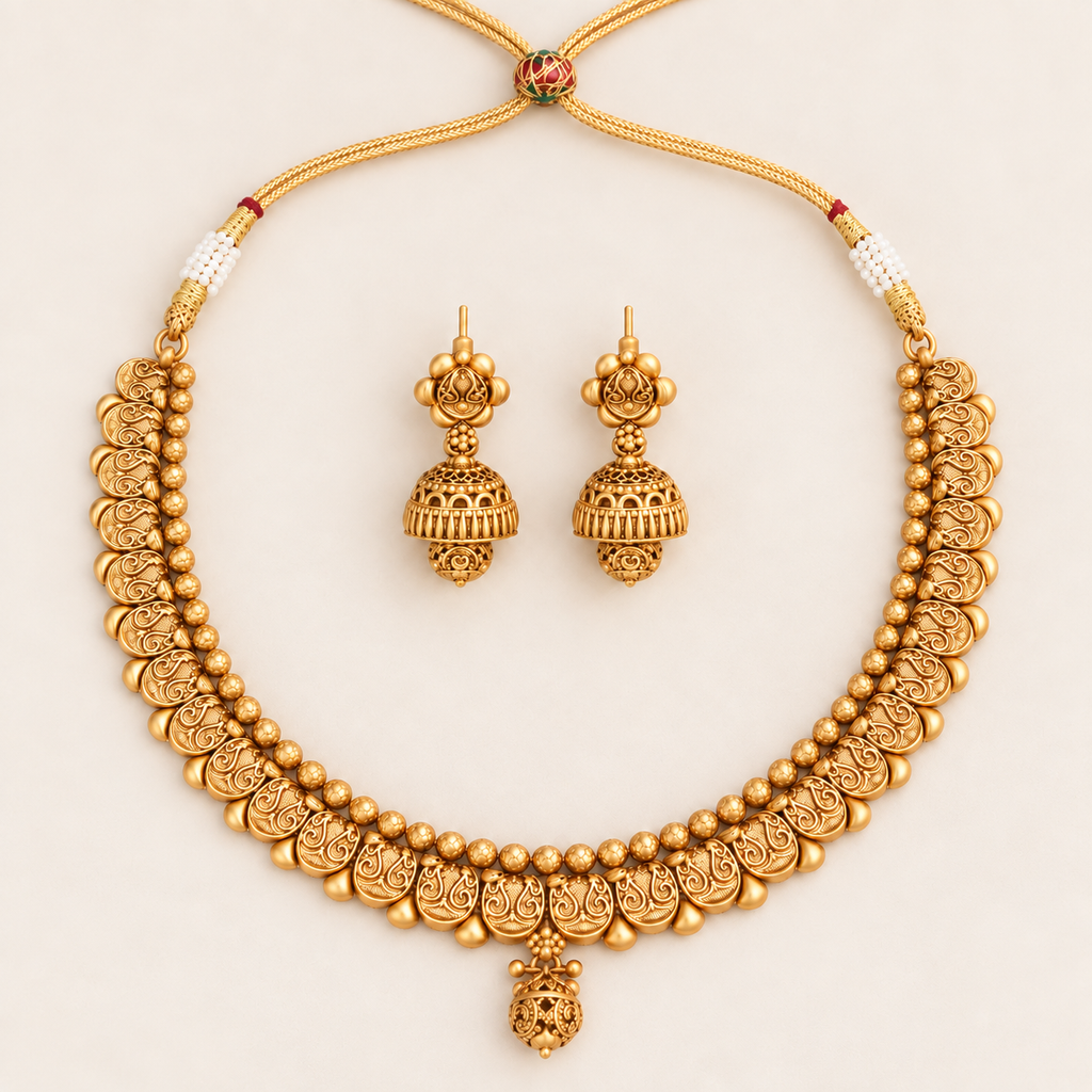 Amazing antique gold necklace set