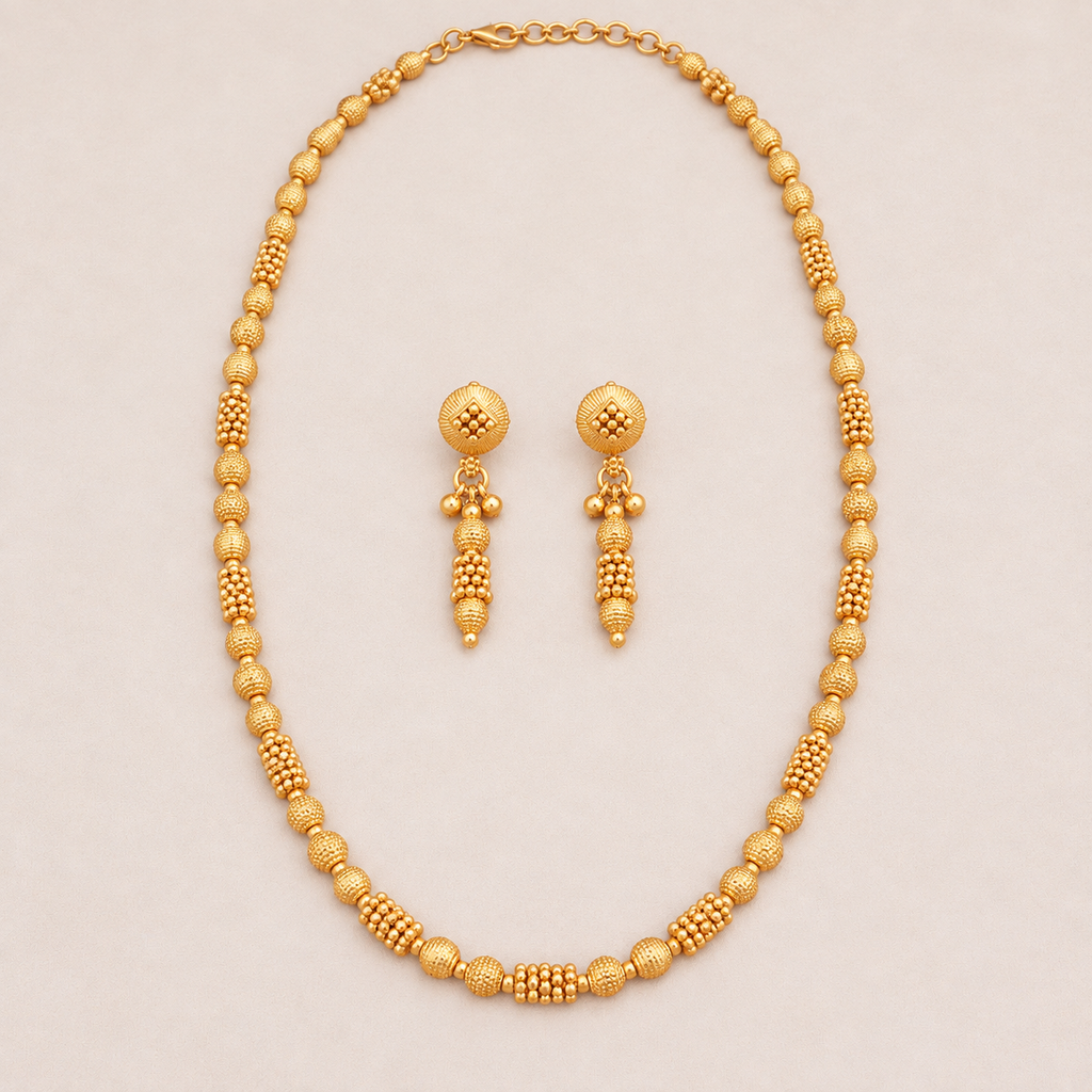 Beautiful gold mala set