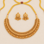 Stunning antique gold necklace set