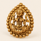 Antique Gold Small Lakshmi Stud Earring I Temple Jewellery