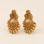 Antique Gold Plated Plain Stud