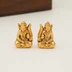 Traditional antique gold ram sita infinity mangalstura set