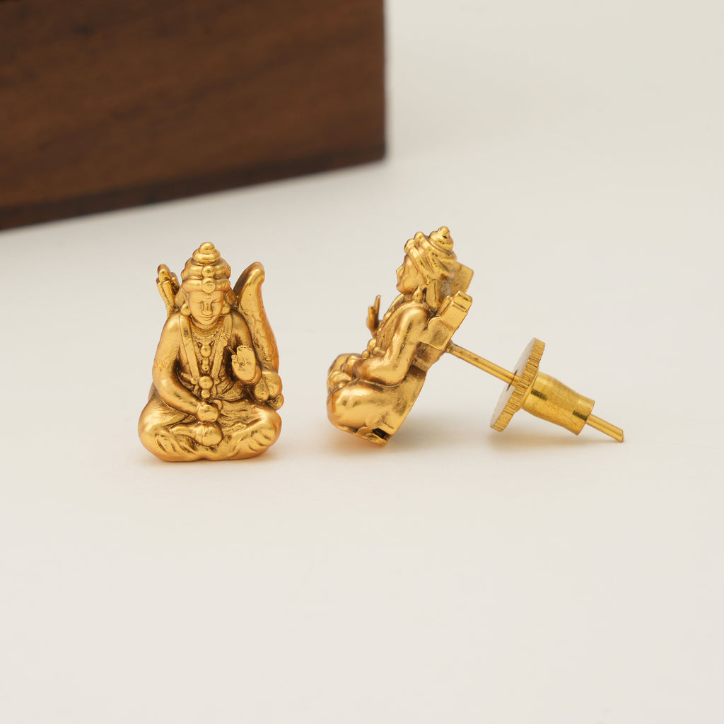 Traditional antique gold ram sita infinity mangalstura set