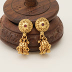 Beautiful antique gold layer necklace set