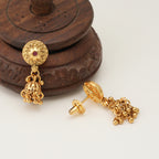 Beautiful antique gold layer necklace set