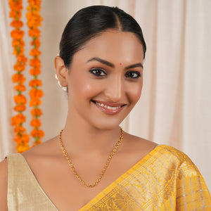 Delicate antique gold plated  chain