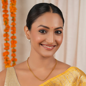 Cute antique gold delicate chain for women