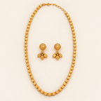 Stunning long gold mala set