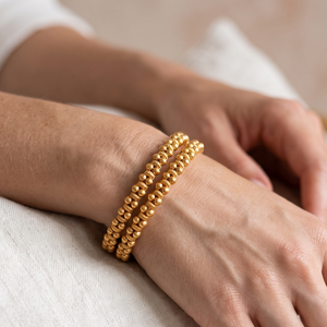 Stunning plain antique gold bangle set for women