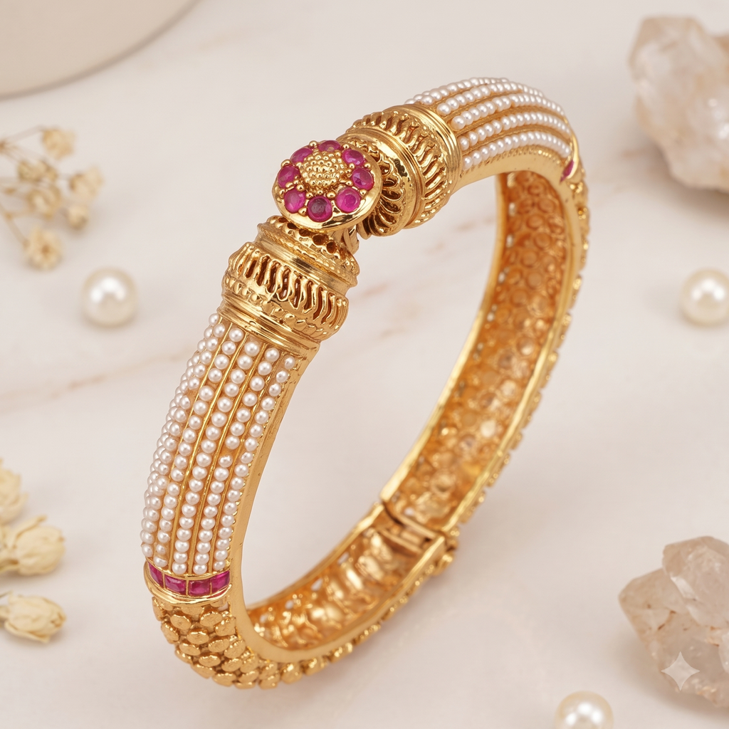 Swarna Pearl Festive Look