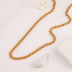 Cute antique gold plated cable chain