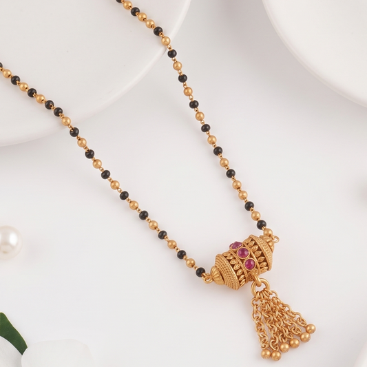 Beautiful delicate antique gold mangalsutra