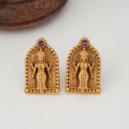 Beautiful maa lakshmi gold stud earring