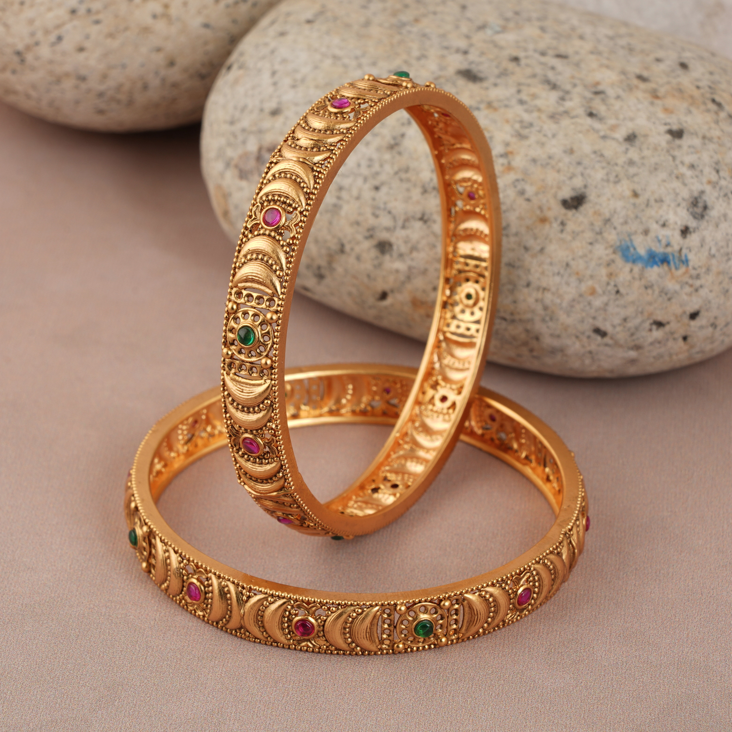 gold bangles design for party wear