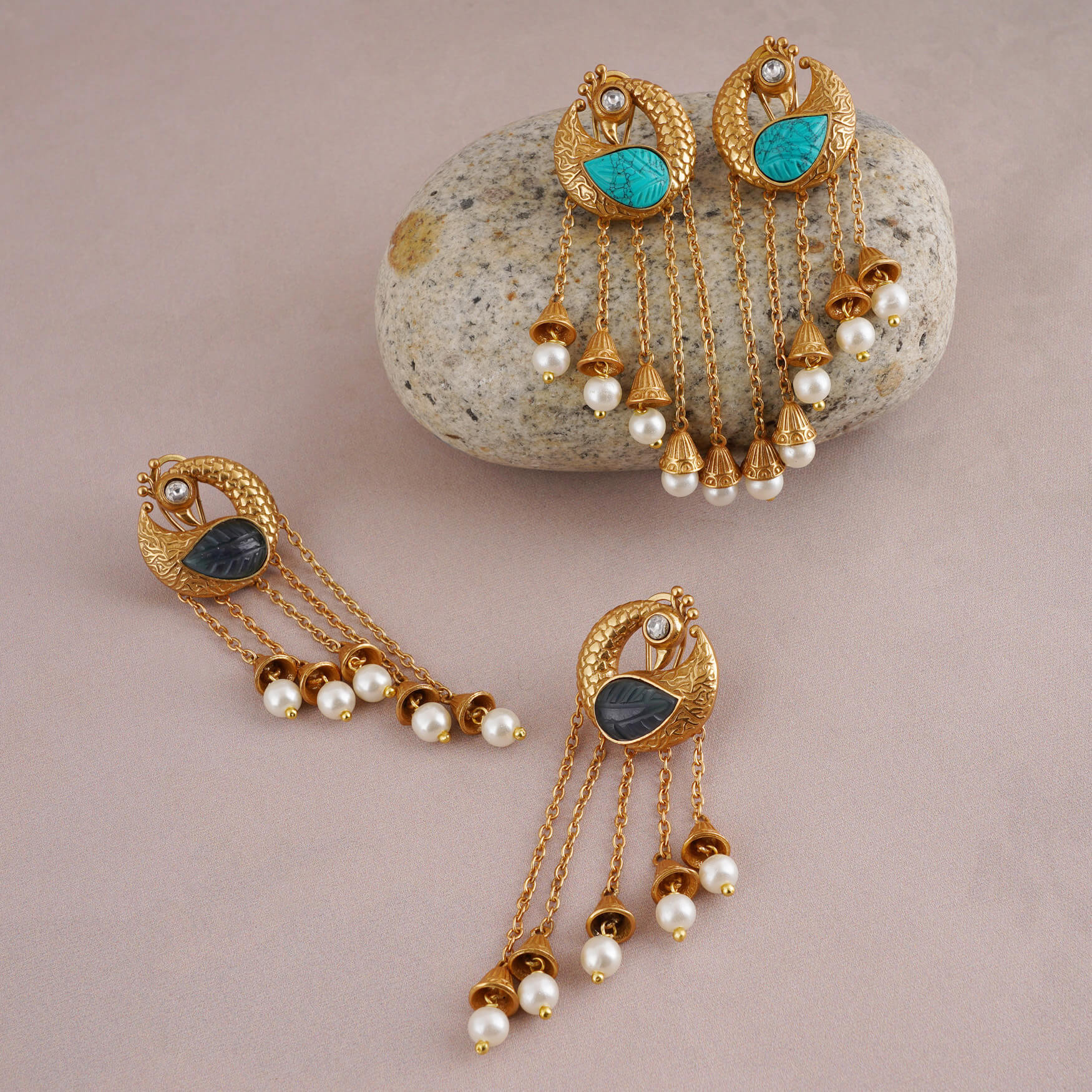The Rudraksha Silver Earrings - buy latest hoop Earrings designs online at  best price — KO Jewellery