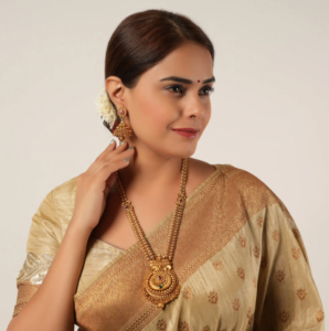 Gold Plated Jewellery with Ethnic Wear