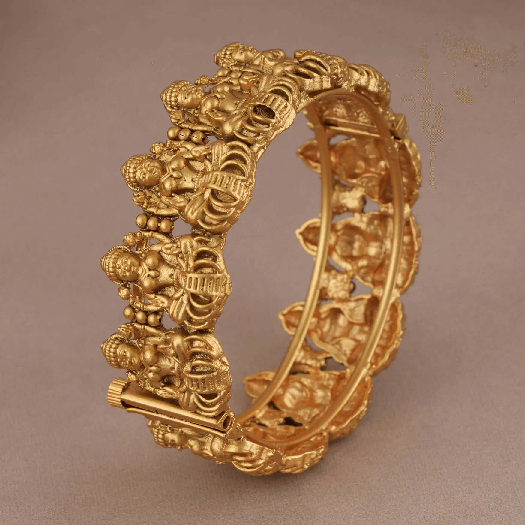 Antique Gold Plated Jewellery: Maa Lakhsmi Kada